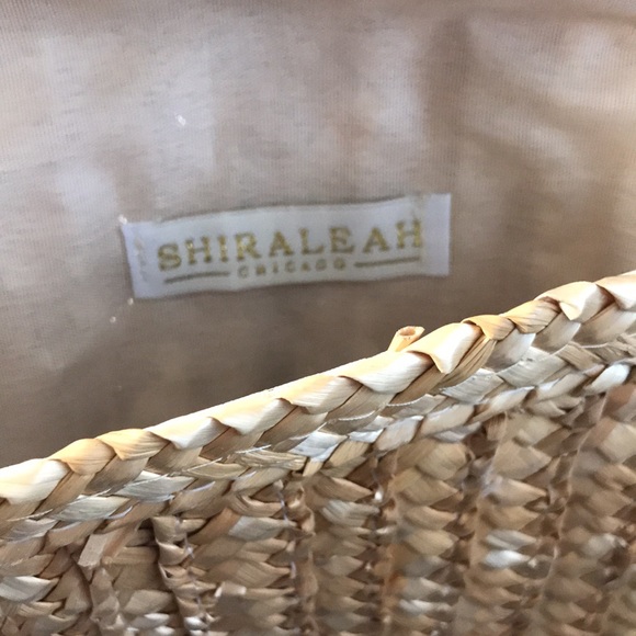 Francesca’s Accessories, Straw and Black Pom Clutch - Picture 5 of 7